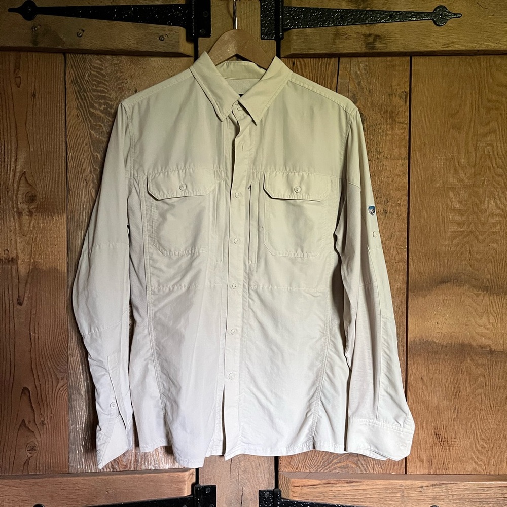 Kuhl Cream Long-Sleeve Shirt